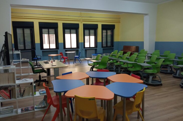 Aula multimediale scuola secondaria Marzabotto