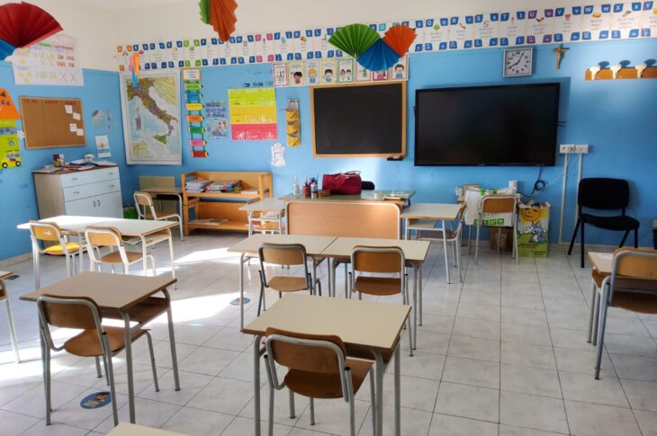 Aula scuola primaria Bozzano