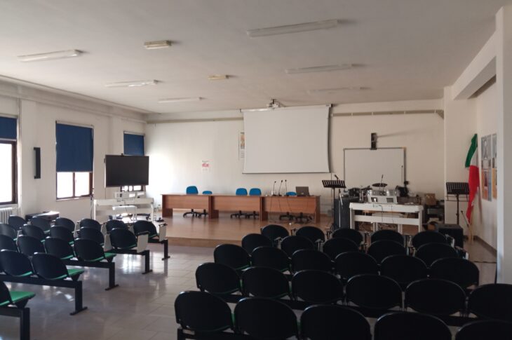 aula magna scuola secondaria Marzabotto