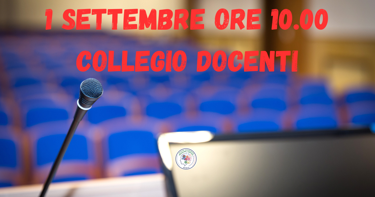 Circ. 349 Comunicazione ordine del giorno Collegio dei Docenti 01.09.2026