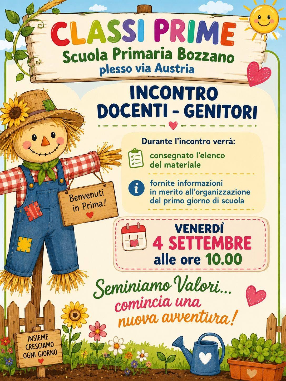 NOVITA' BOZZANO CLASSI PRIME PRIMARIA